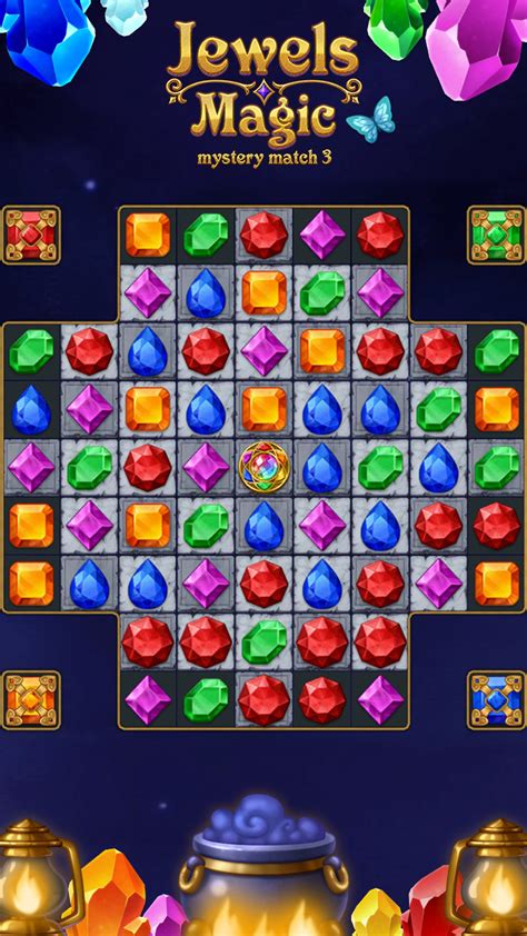Tackle Challenging Puzzles in Jewels Magjc with Free Online Play
